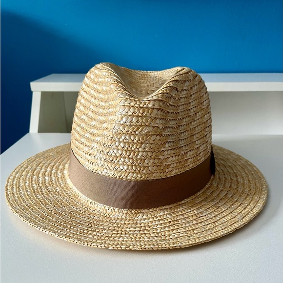 Pink Lily Accessories - Pink Lily Straw Fedora